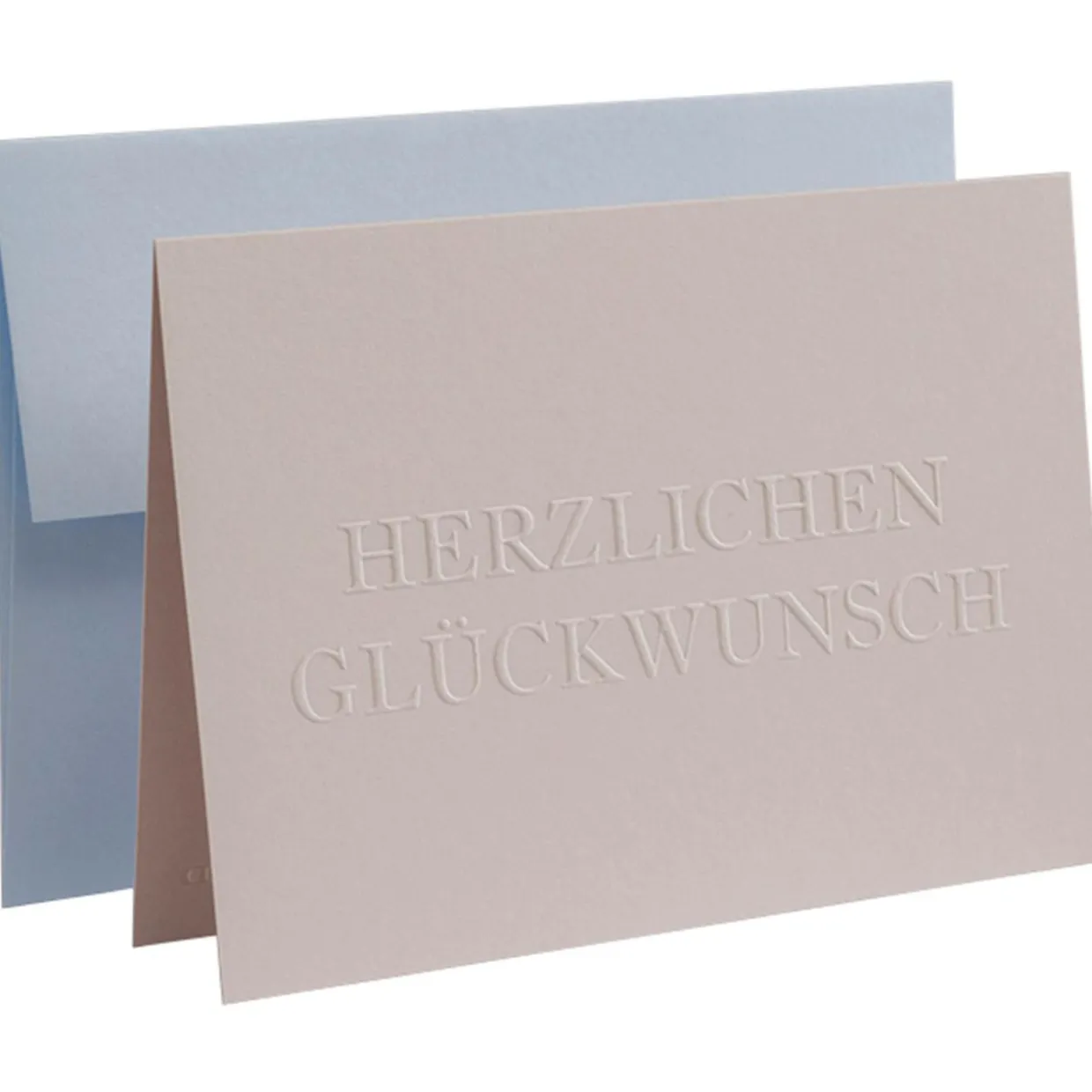 Karte Deeply Impressed - Herzlichen Glückwunsch