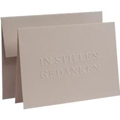 Karte Deeply Impressed - In stillem Gedenken