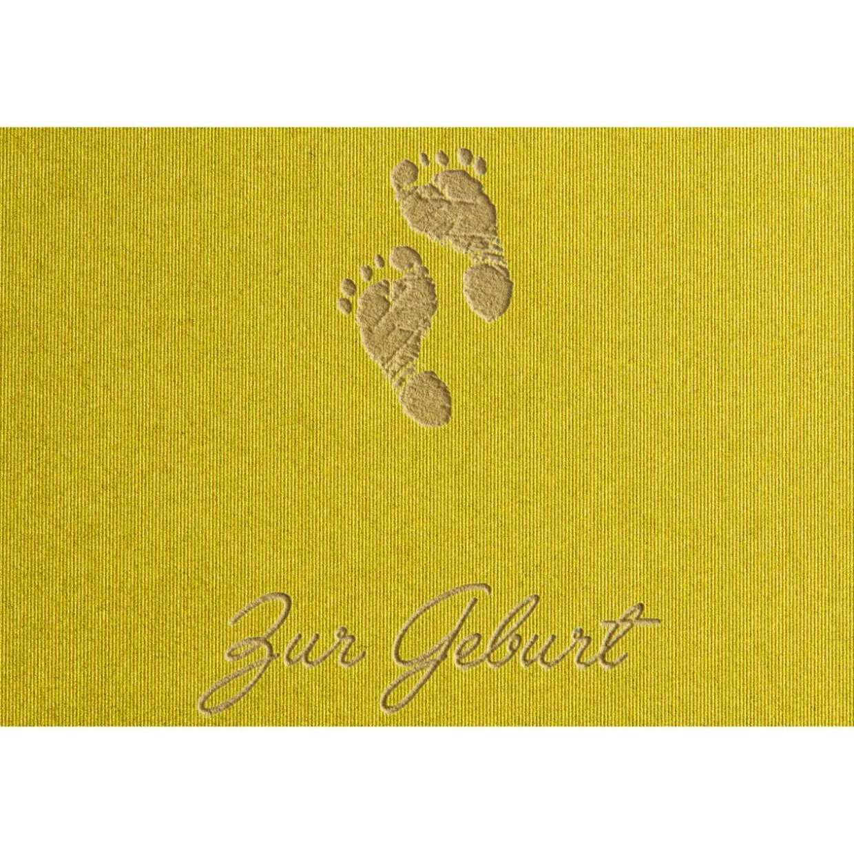 Karte Geburt - Füßchen