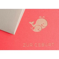 Karte Geburt - Wal