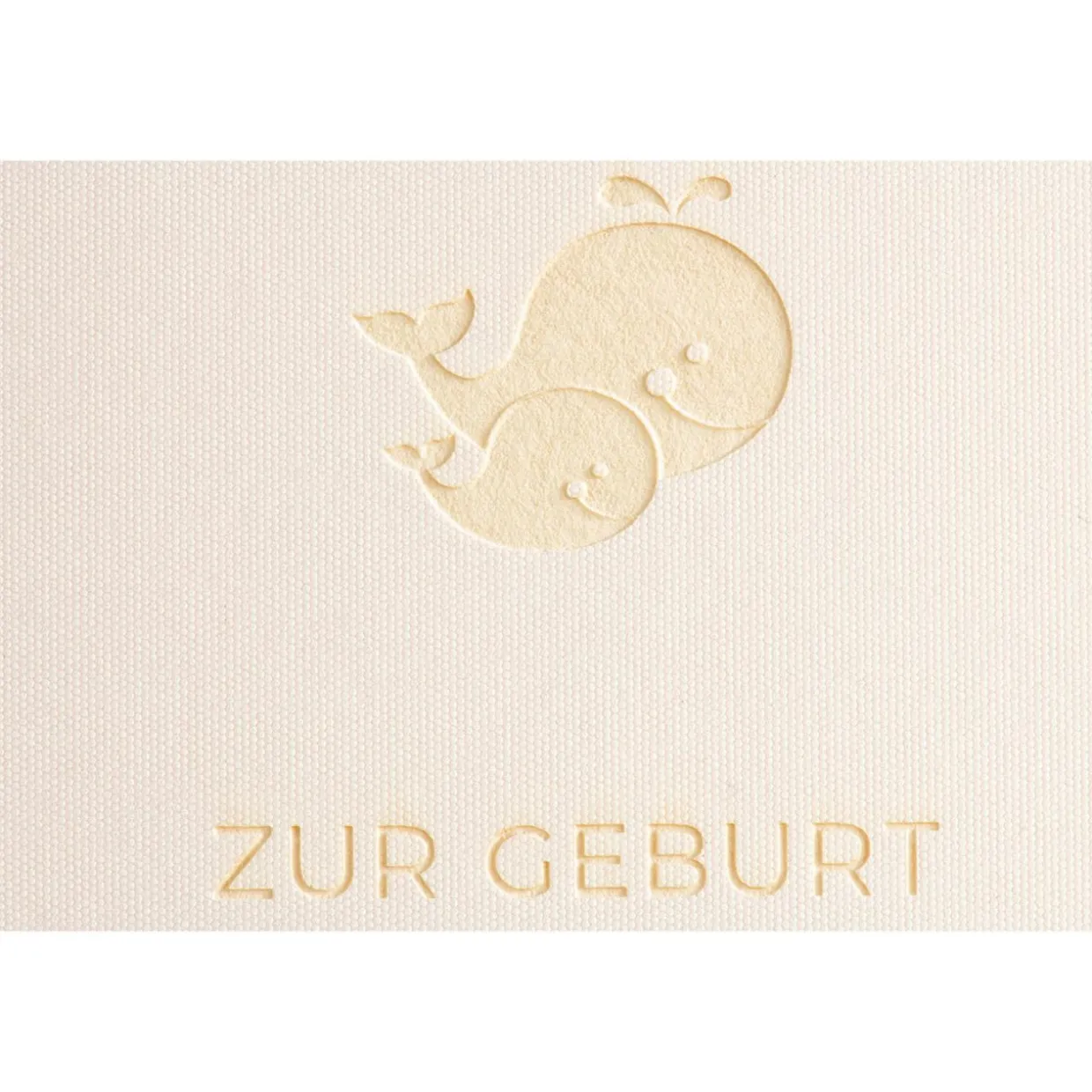 Karte Geburt - Wal