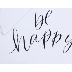 Karte Handlettering - Be happy