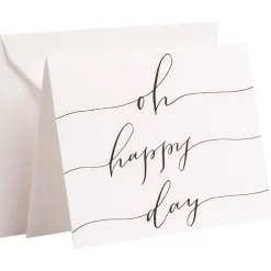 Karte Handlettering - Oh happy Day