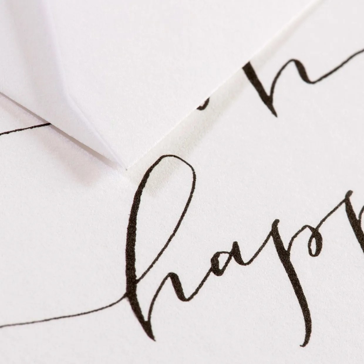 Karte Handlettering - Oh happy Day