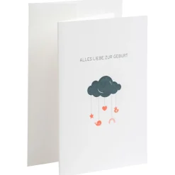 Karte Letterpress - Alles Liebe zur Geburt
