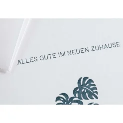 Karte Letterpress - Alles Gute im neuen Zuhause