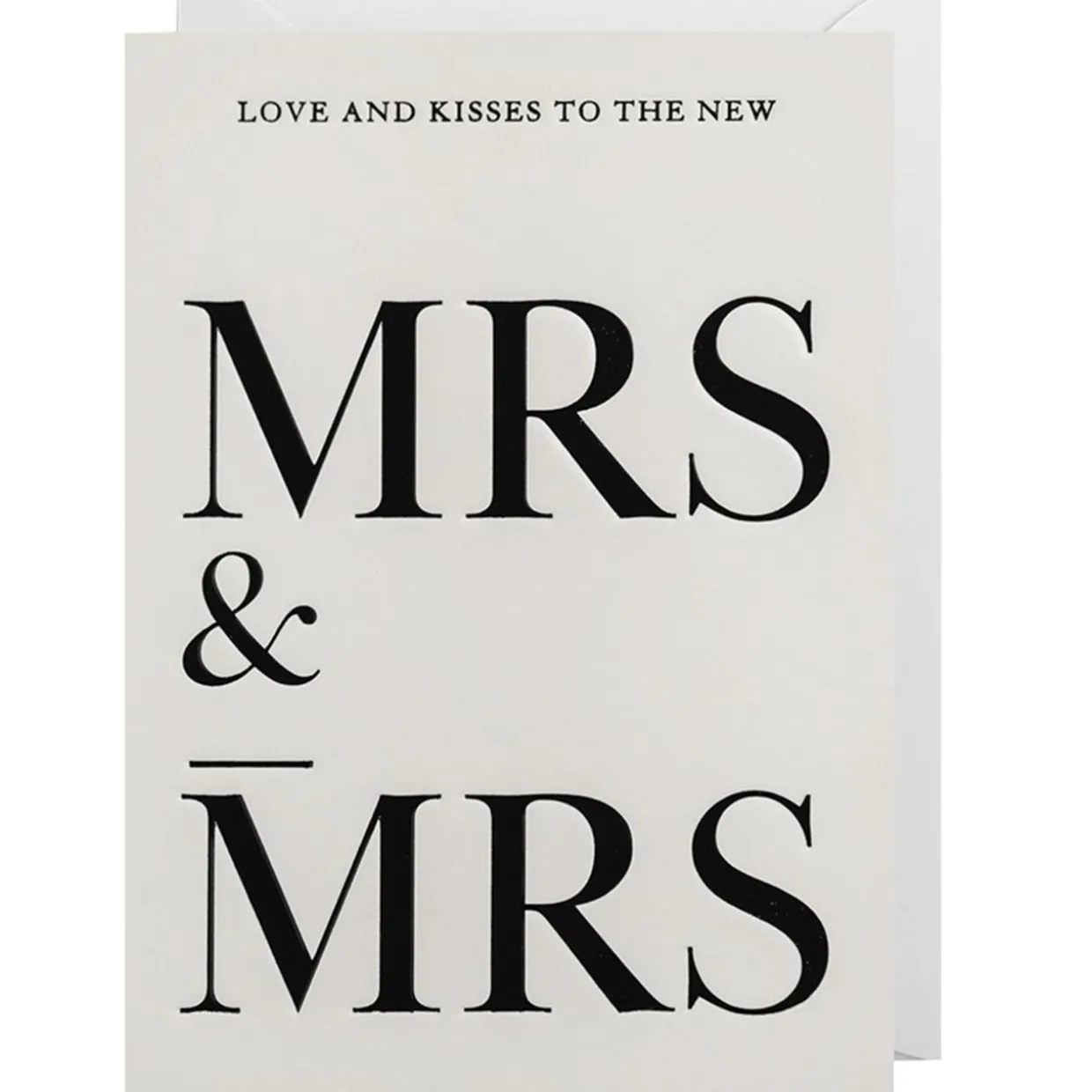 Karte Mrs & Mrs