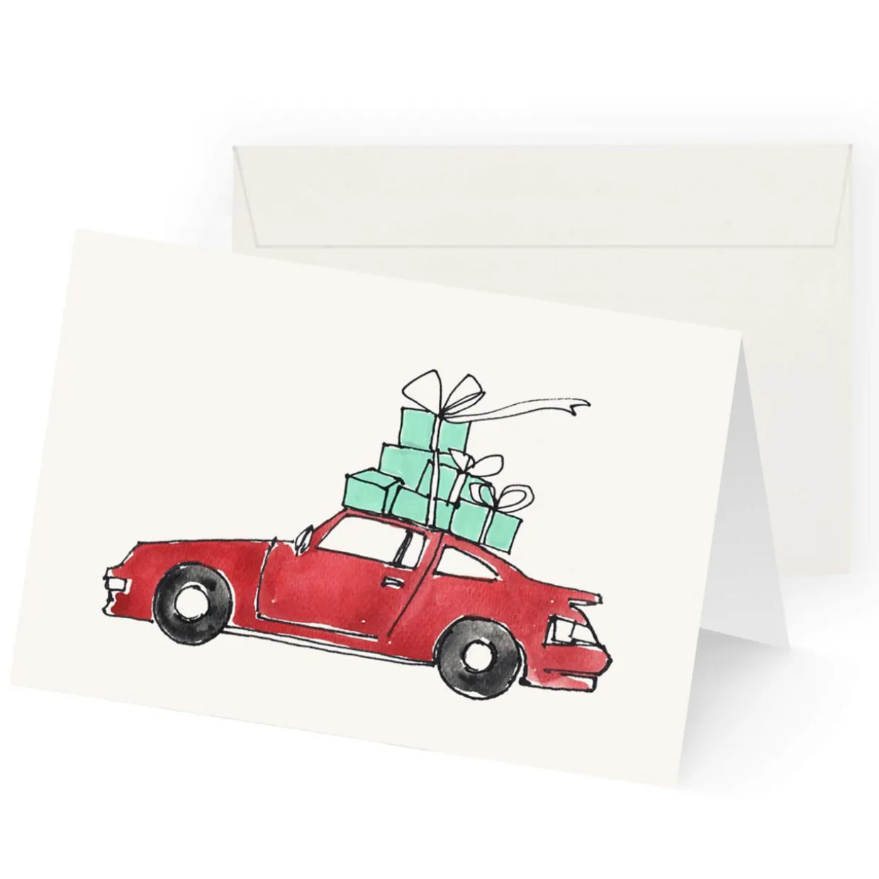 Karte Red Car