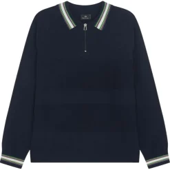 Langarm Polo-Shirt