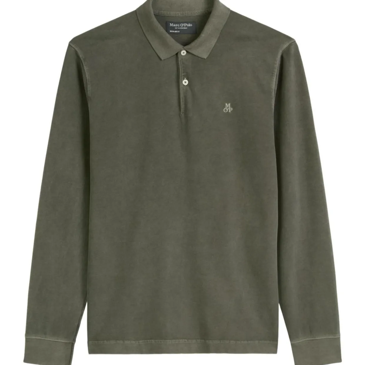 Langarm Poloshirt