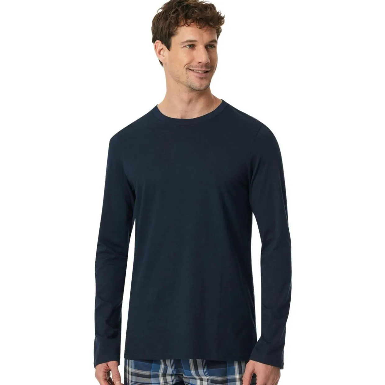 Langarmshirt Rundhals