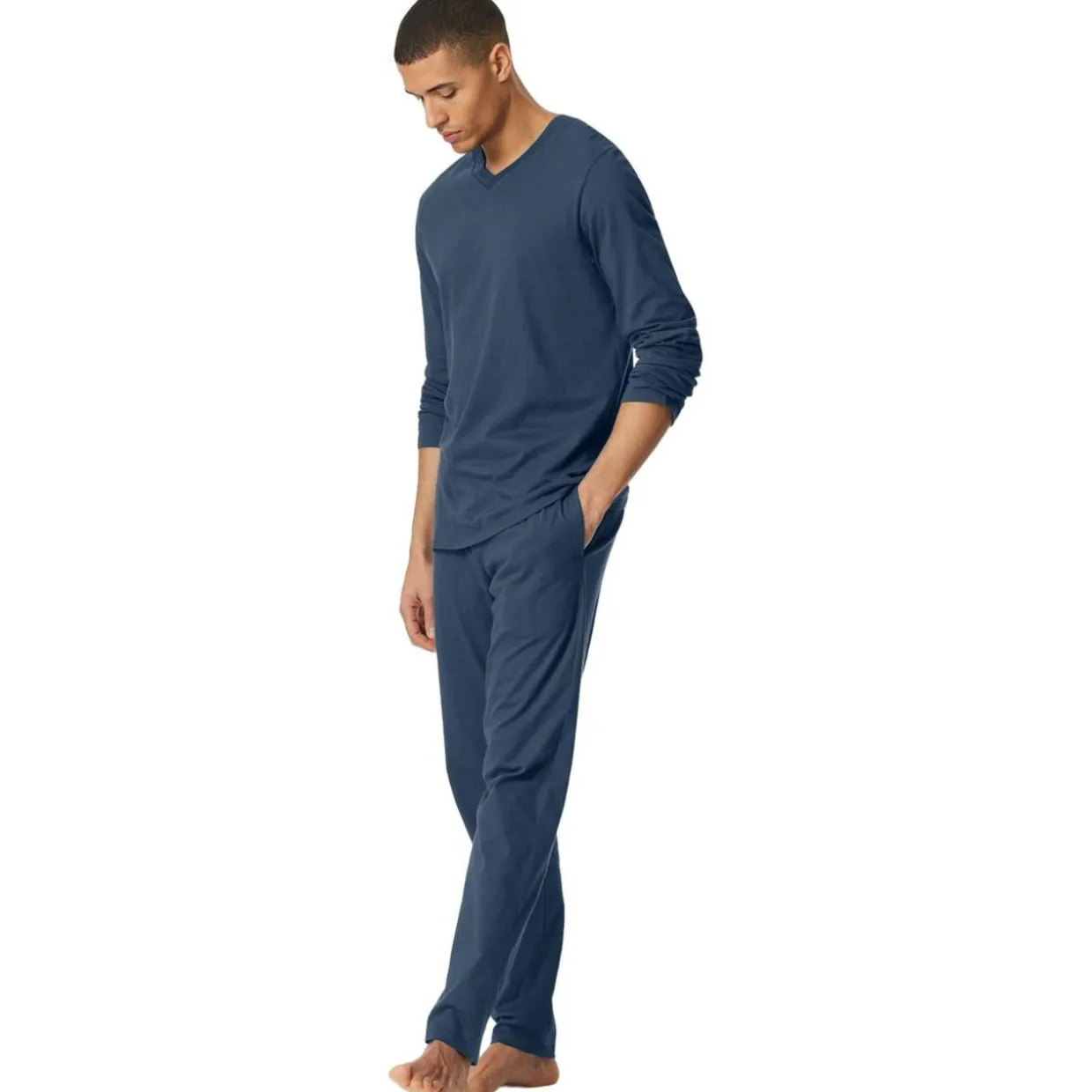 Langarmshirt V-Ausschnitt