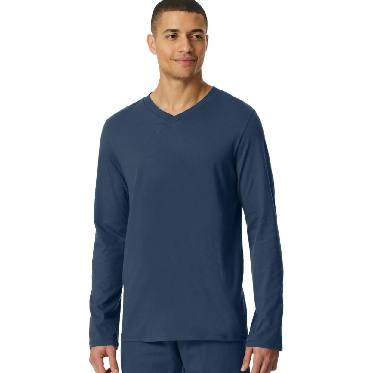 Langarmshirt V-Ausschnitt