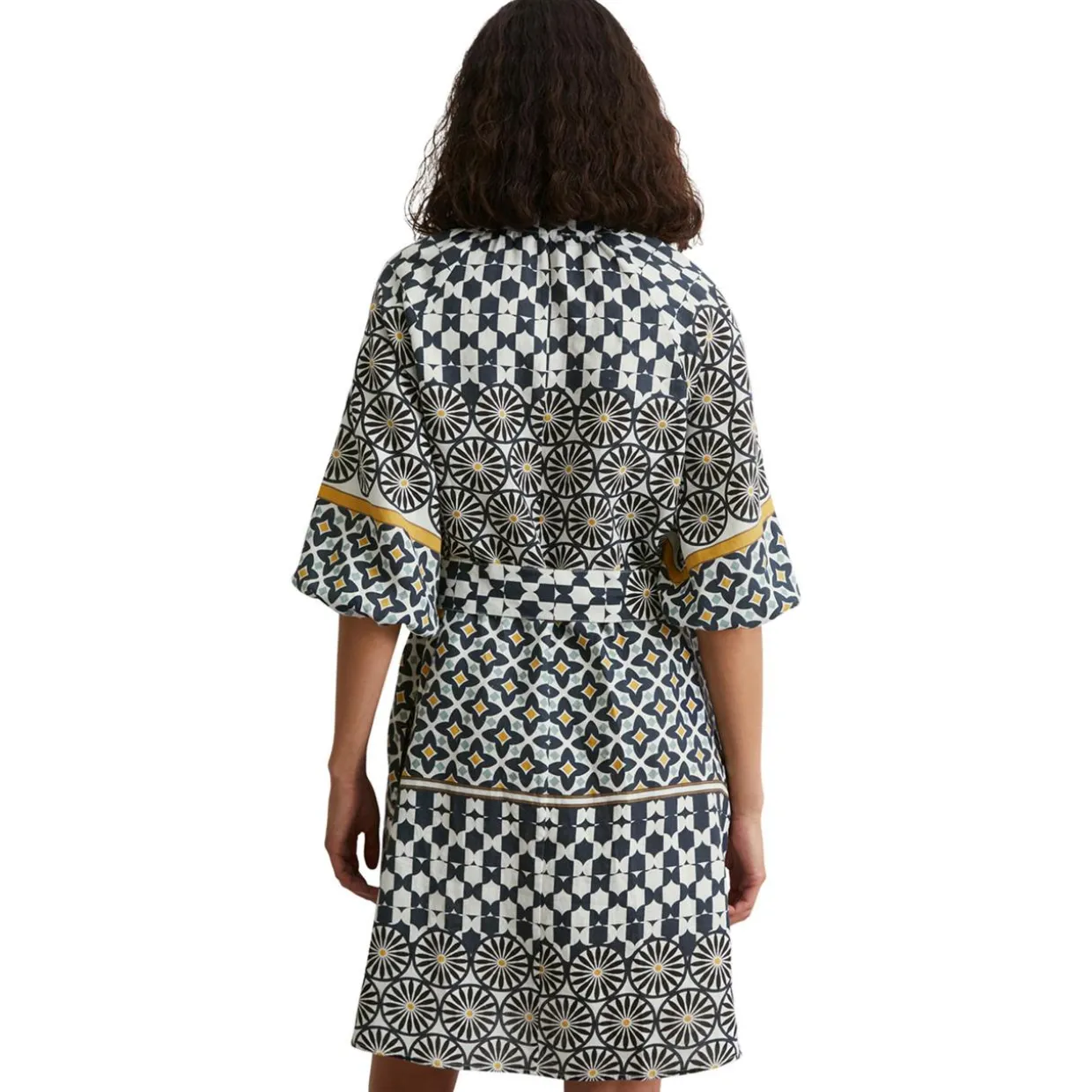 Leinenkleid flared