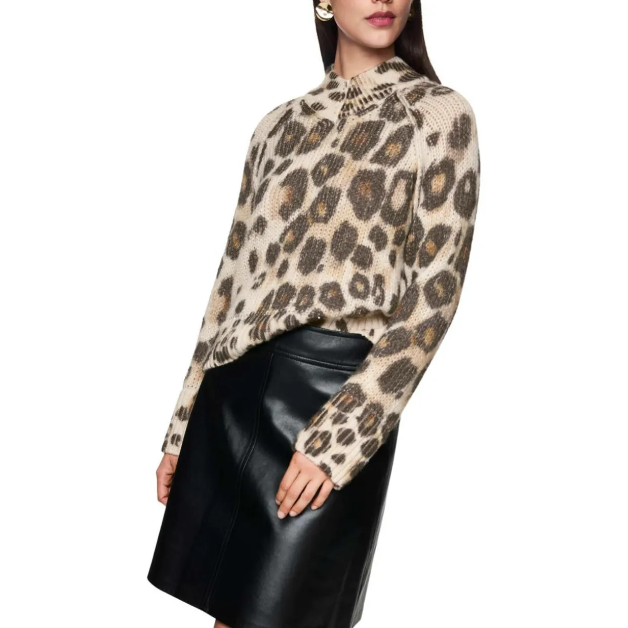 Leo-Print Pullover