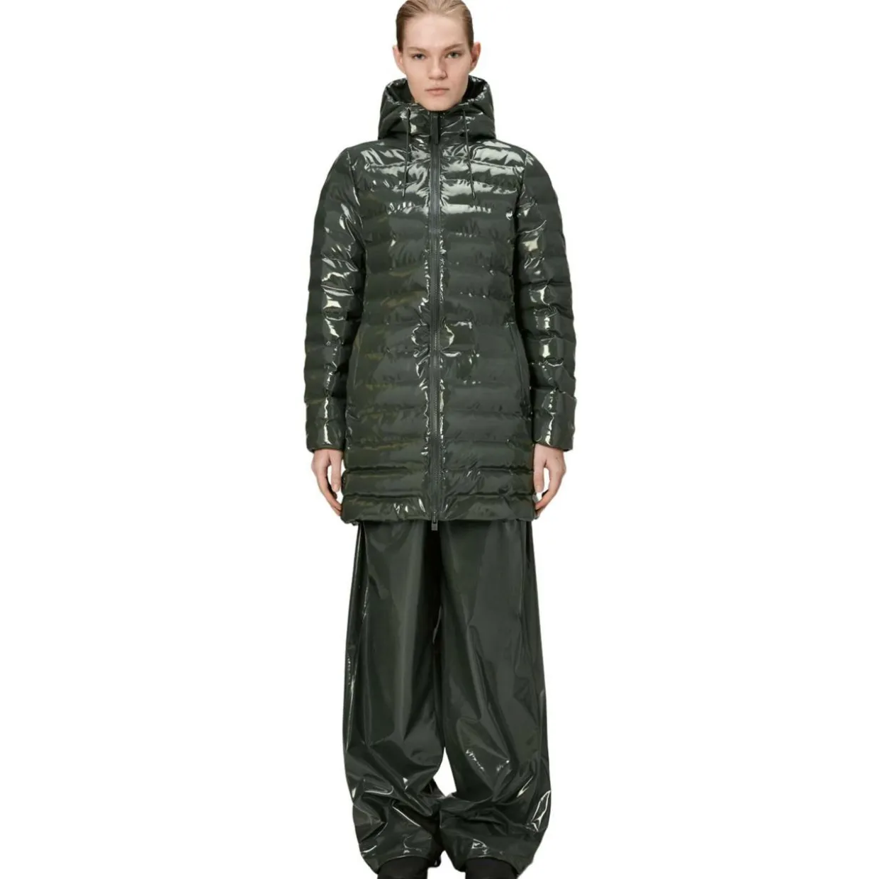 Lohja Long Puffer Curve Jacket