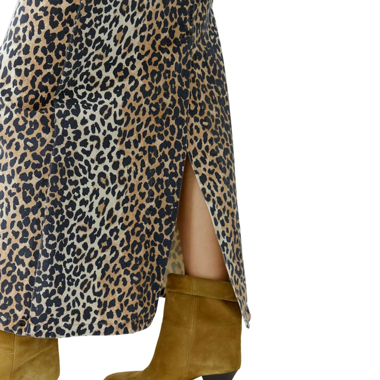 Maxi-Jeansrock
