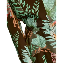 Maxikleid mit floralem print