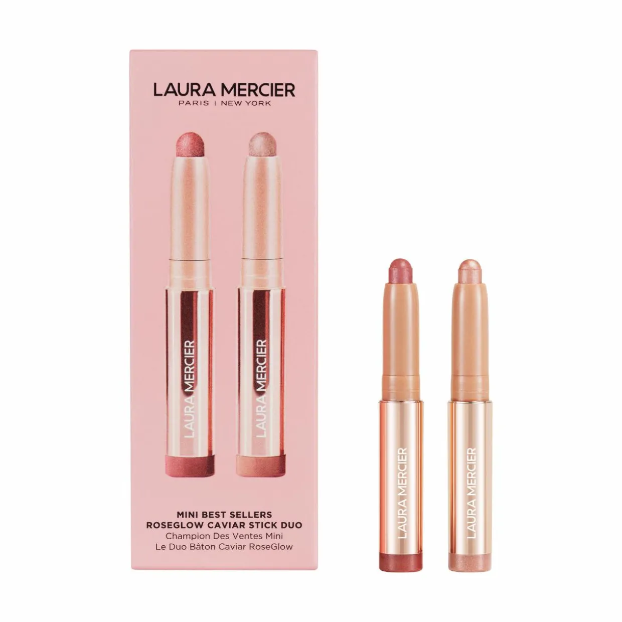 Mini Best Sellers Roseglow Caviar Stick Duo