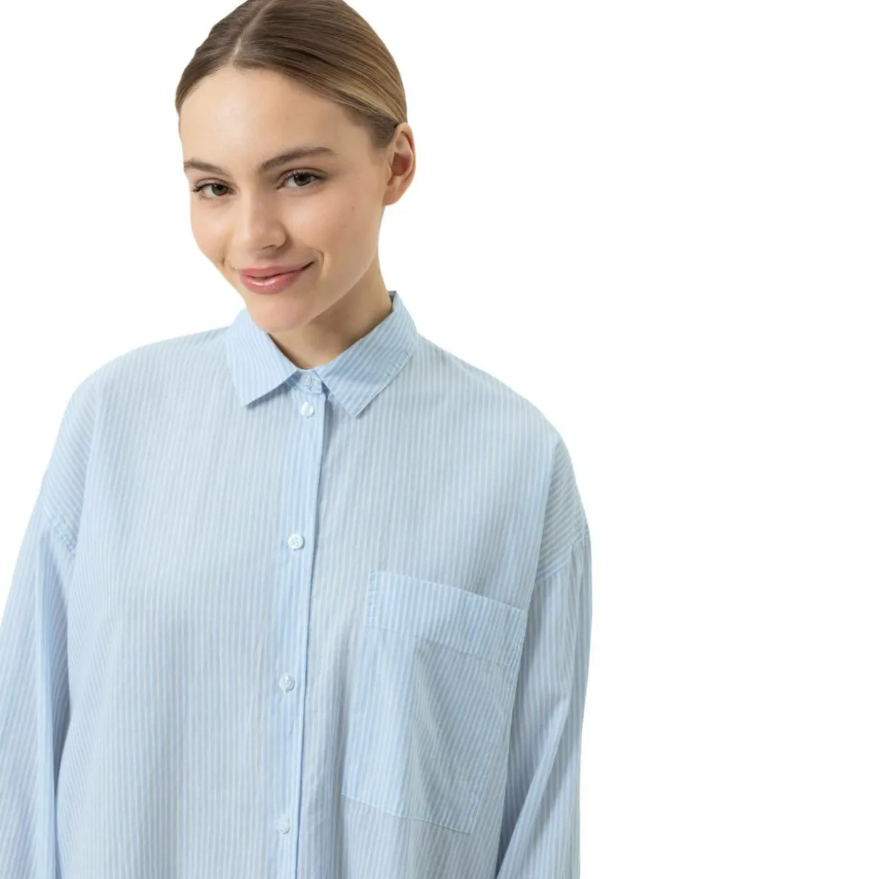 Nachthemd Cotton Stripes