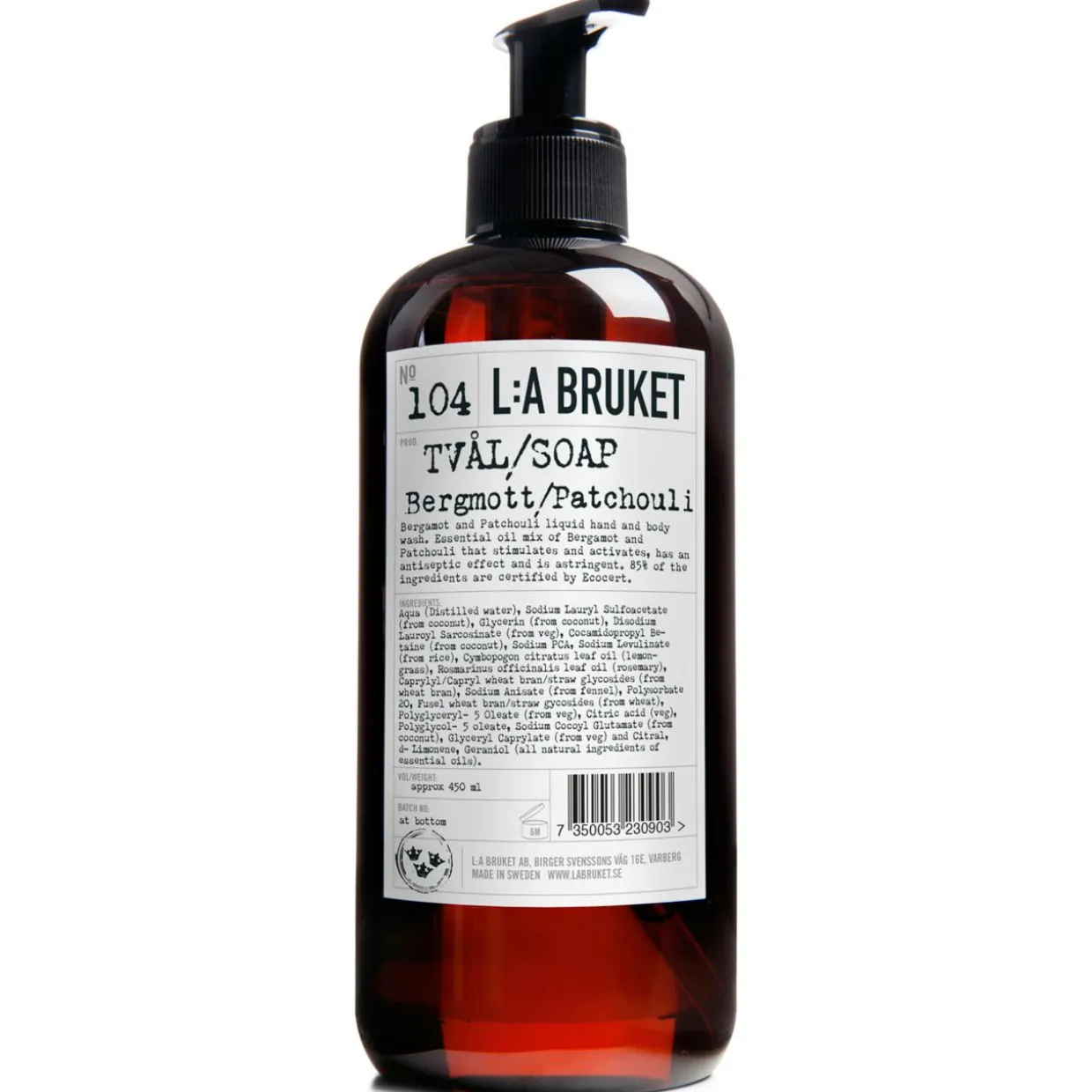 No. 104 Flüssigseife Bergamotte/ Patchouli