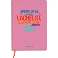 Notizbuch A5 Hardcover Lächelst