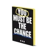 Notizbuch Graphic L Be The Change