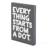 Notizbuch Graphic L everything starts from a dot