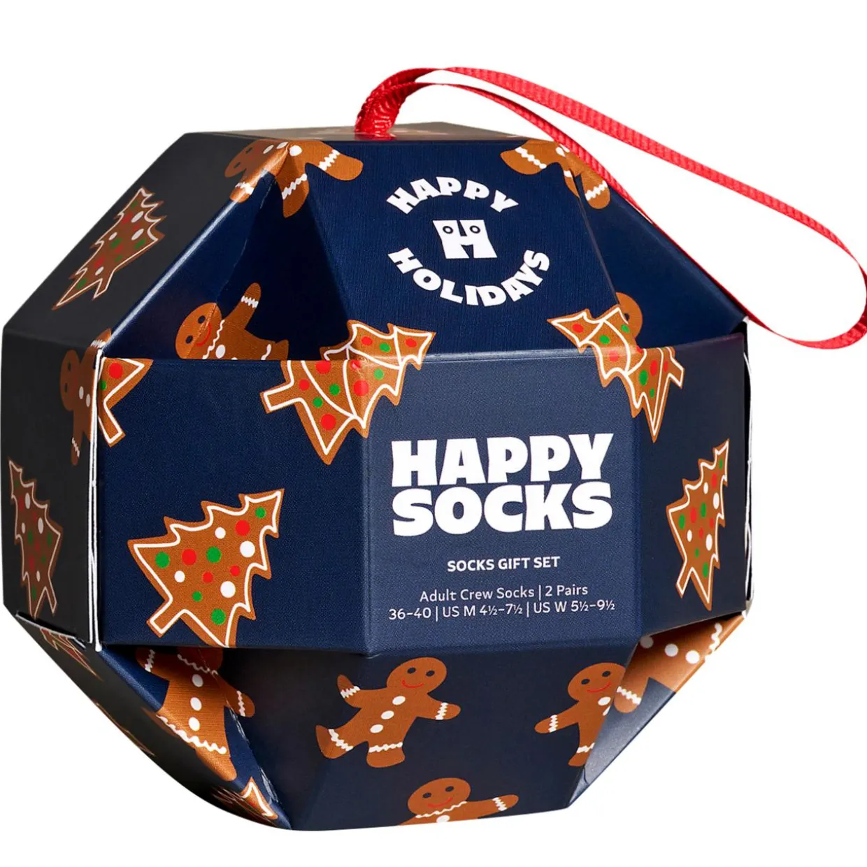 1-Pack Gingerbread Cookies Socks Gift Set