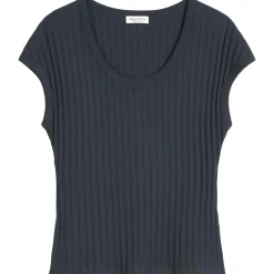 Pointelle-t-shirt slim