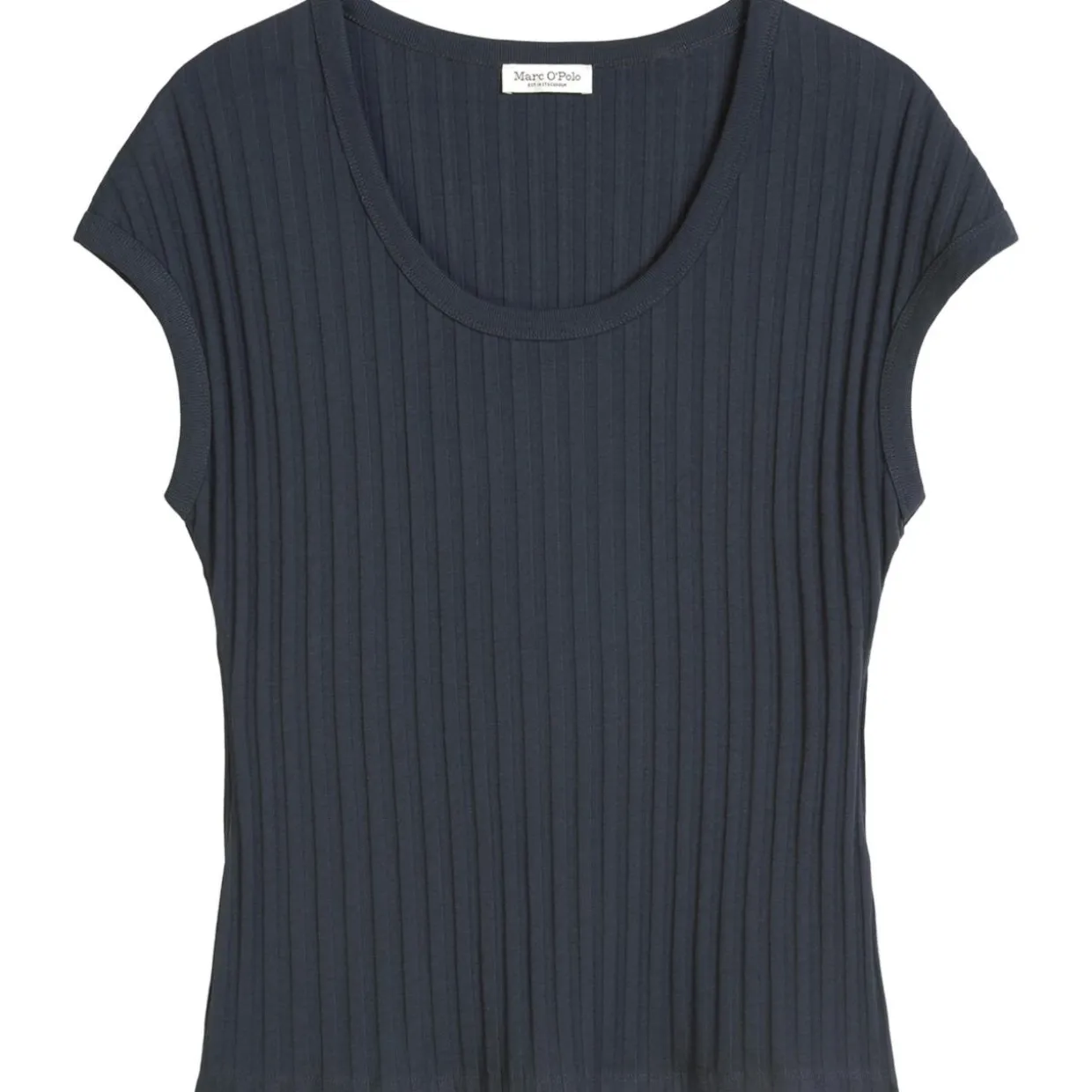 Pointelle-t-shirt slim