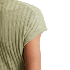 Pointelle-t-shirt slim