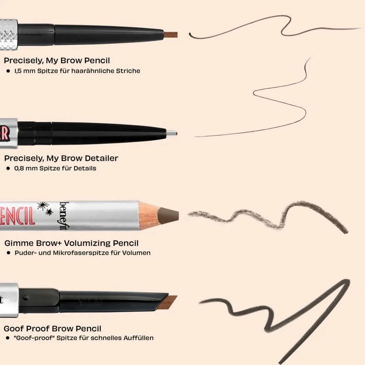 Precisely, My Brow Detailer - Mikrofeiner Augenbrauenstift für detailgetreue Brauen