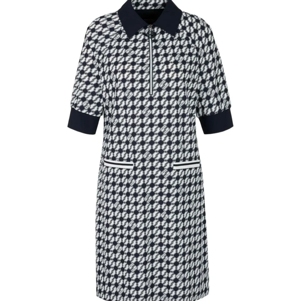 Print-Kleid aus Scubajersey