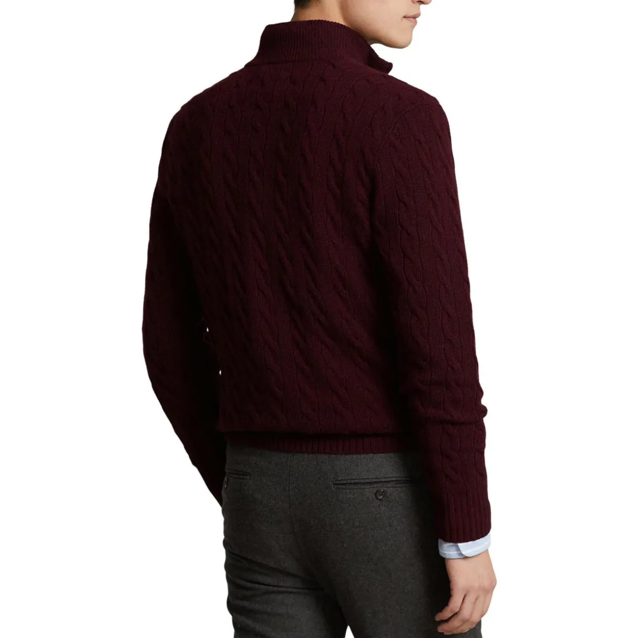 Pullover mit Zopfmuster