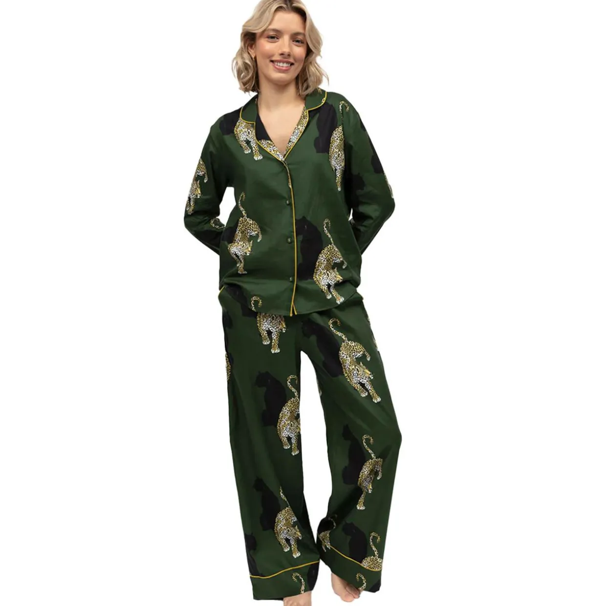 Pyjamahose Olive