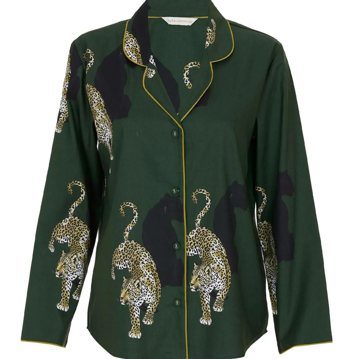 Pyjamaoberteil Olive