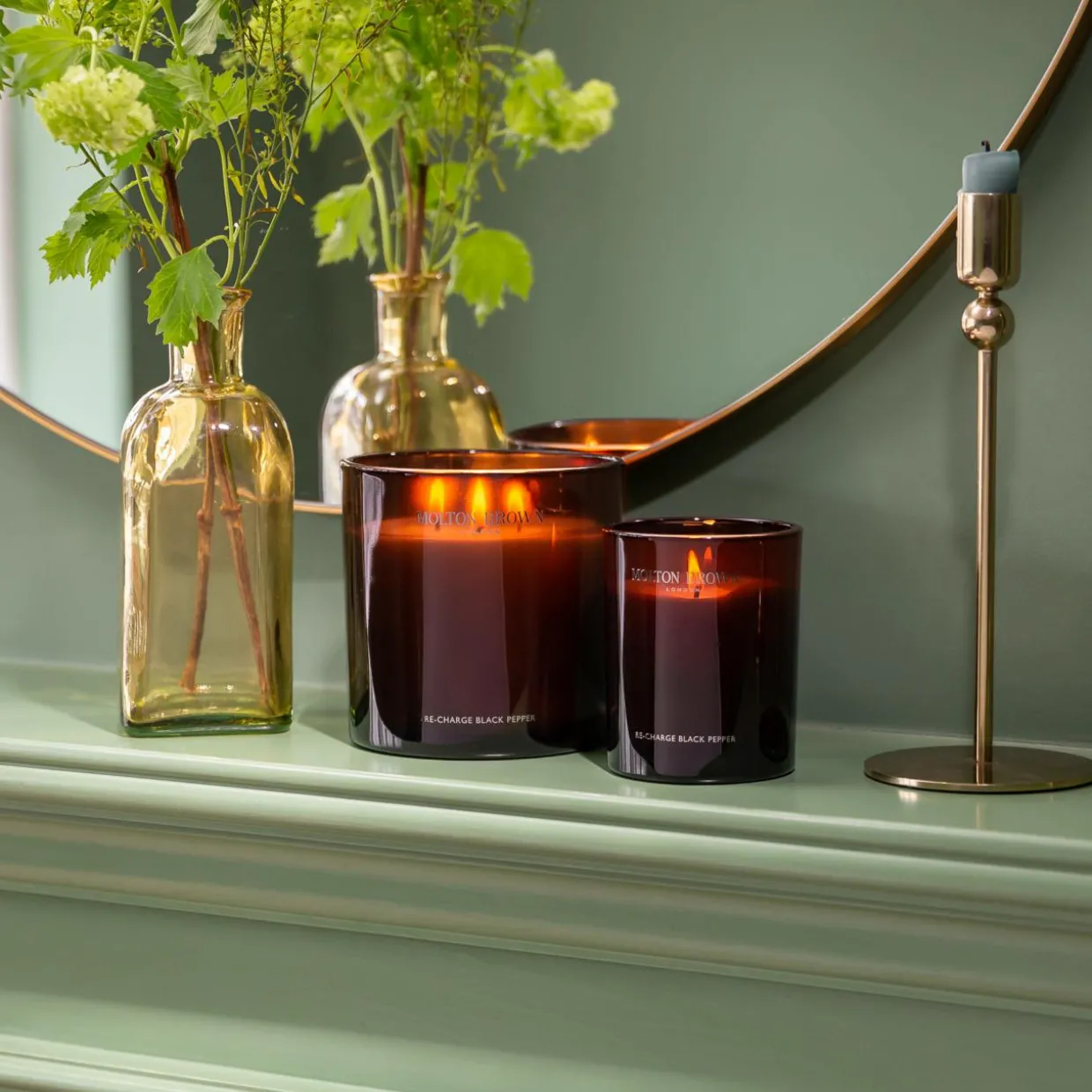 Re-Charge Black Pepper Luxury Scented Candle (Triple Wick)