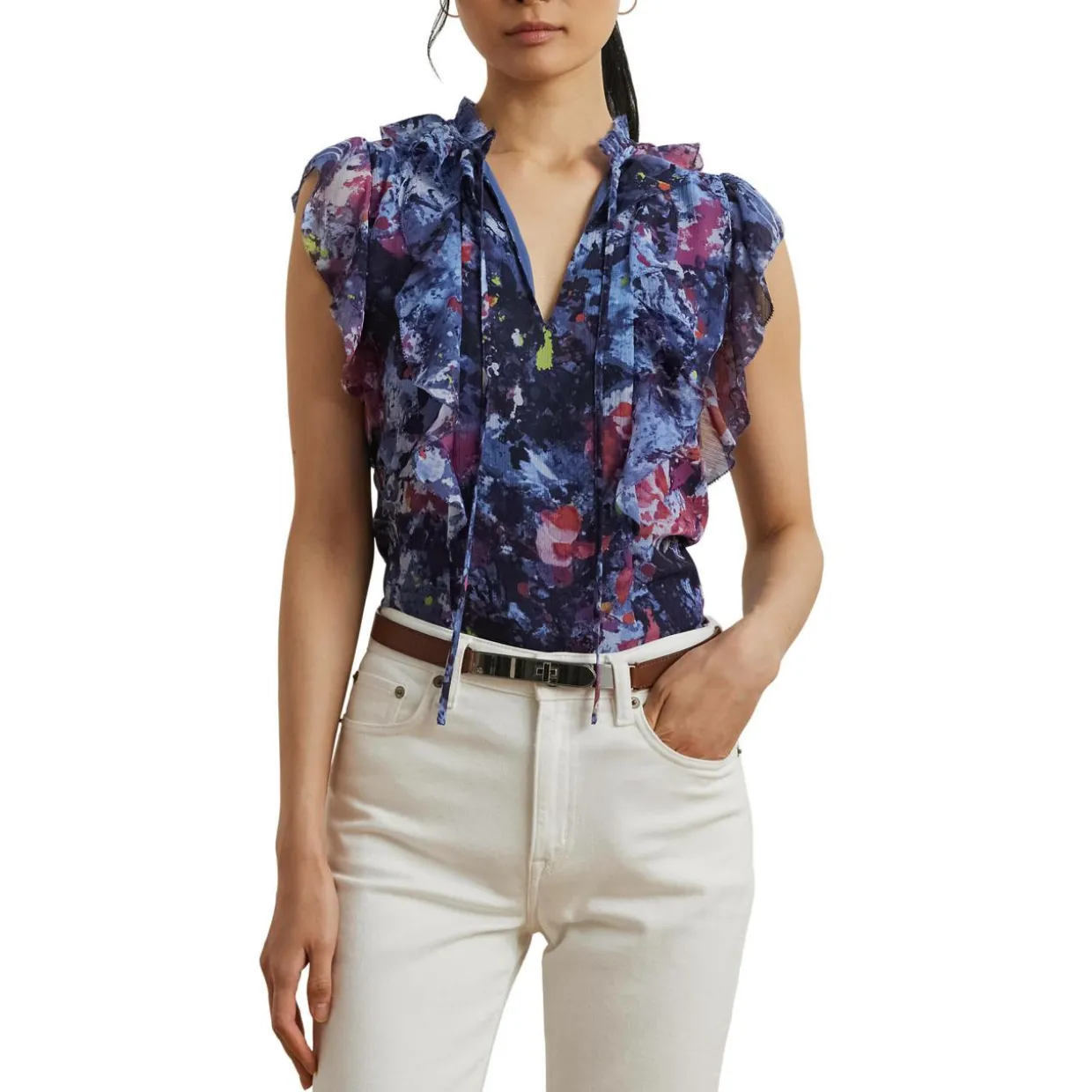 Ärmellose Bluse