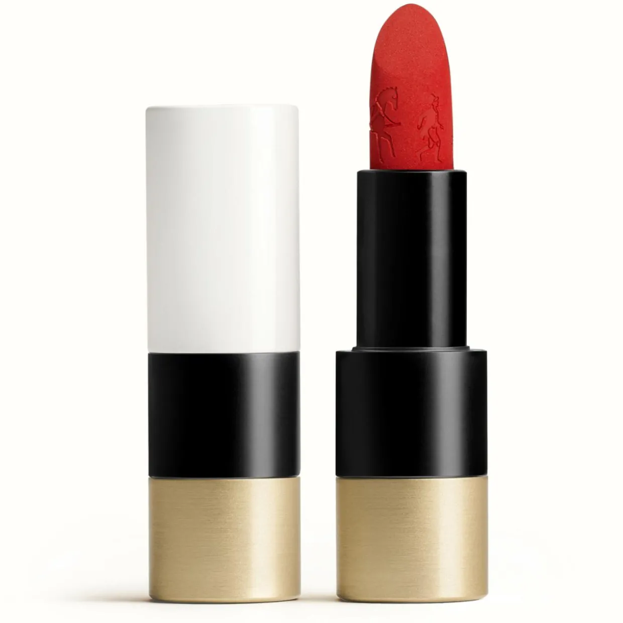 Rouge Hermès, matter Lippenstift, Limited Edition mit Gravur, Rouge Amazone