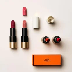 Rouge Hermès, Seidig glänzender Lippenstift, Beige Sanguine