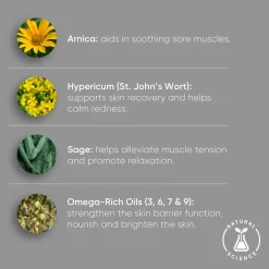Sage Body Oil with Arnica & Hypericum