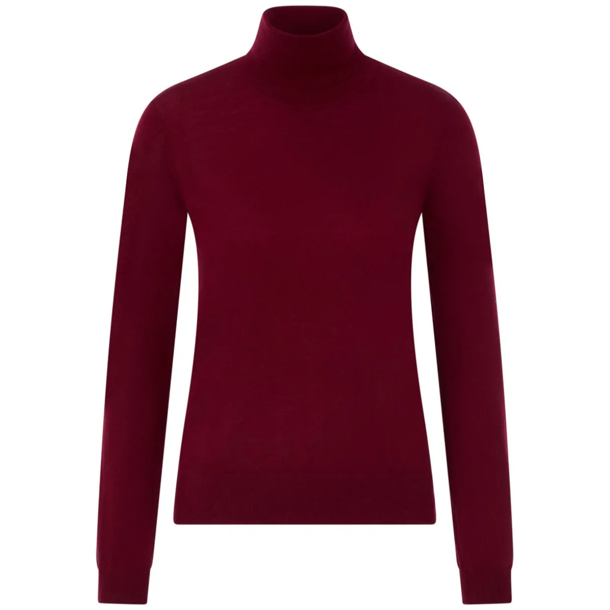 Schurwoll Rollkragenpullover