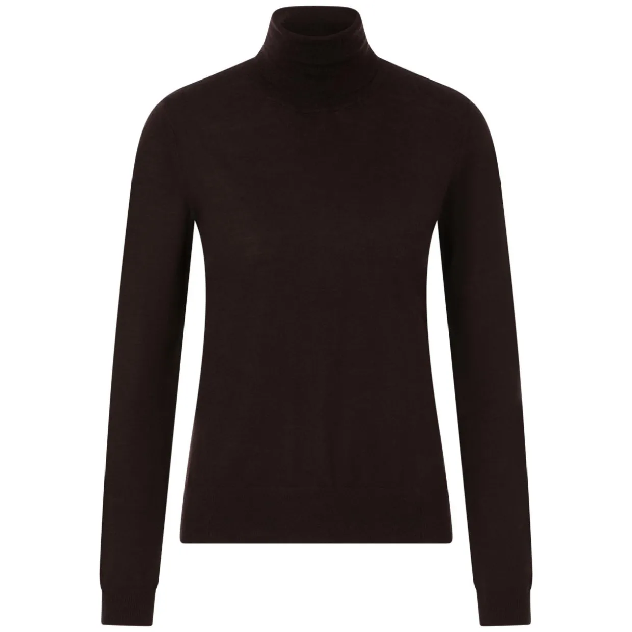 Schurwoll Rollkragenpullover