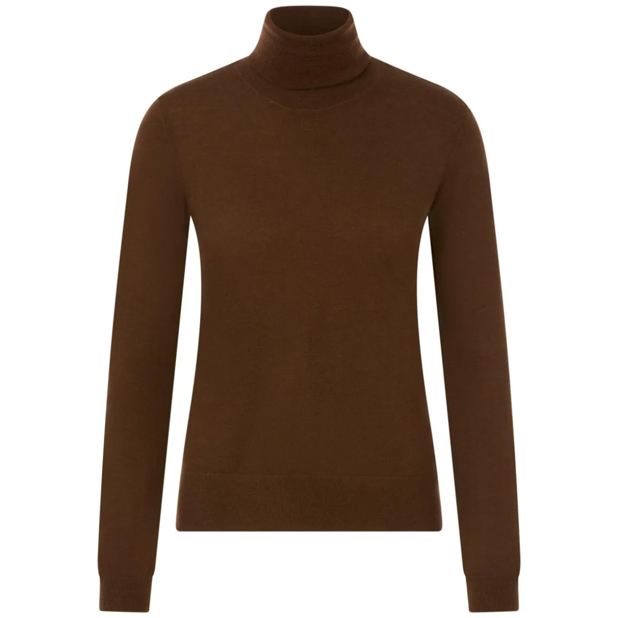 Schurwoll Rollkragenpullover