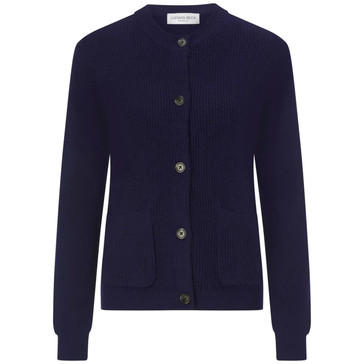 Schurwoll Strickjacke