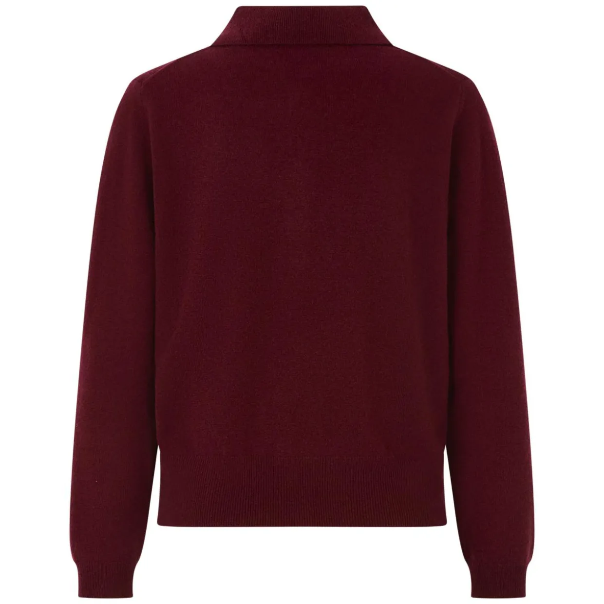 Schurwoll-Polopullover