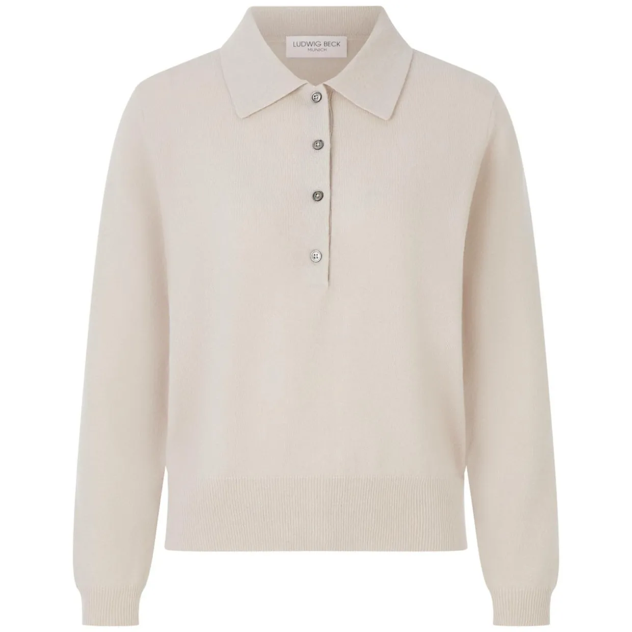 Schurwoll-Polopullover