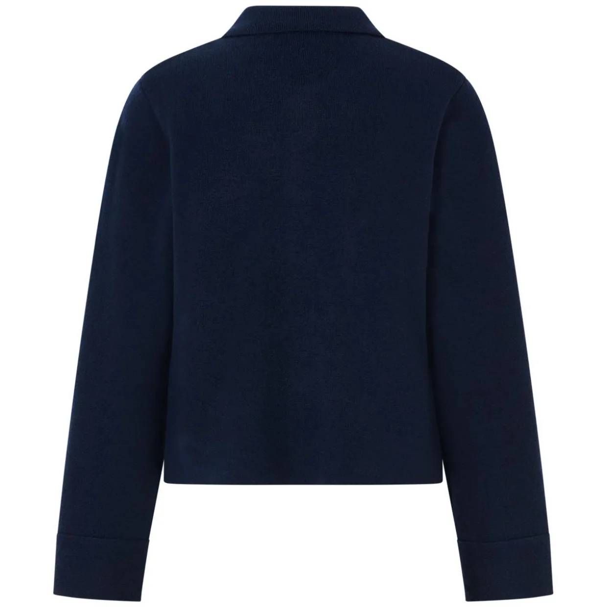 Schurwoll-Strickjacke