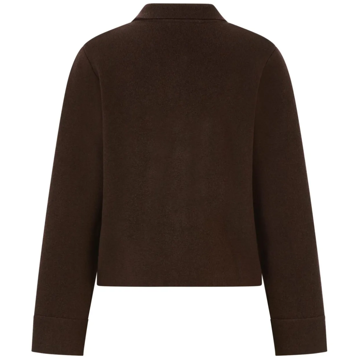 Schurwoll-Strickjacke